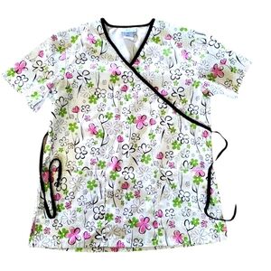 SB Scrubs Scrub Top the Ties at Waist in Back w/ Pockets 645